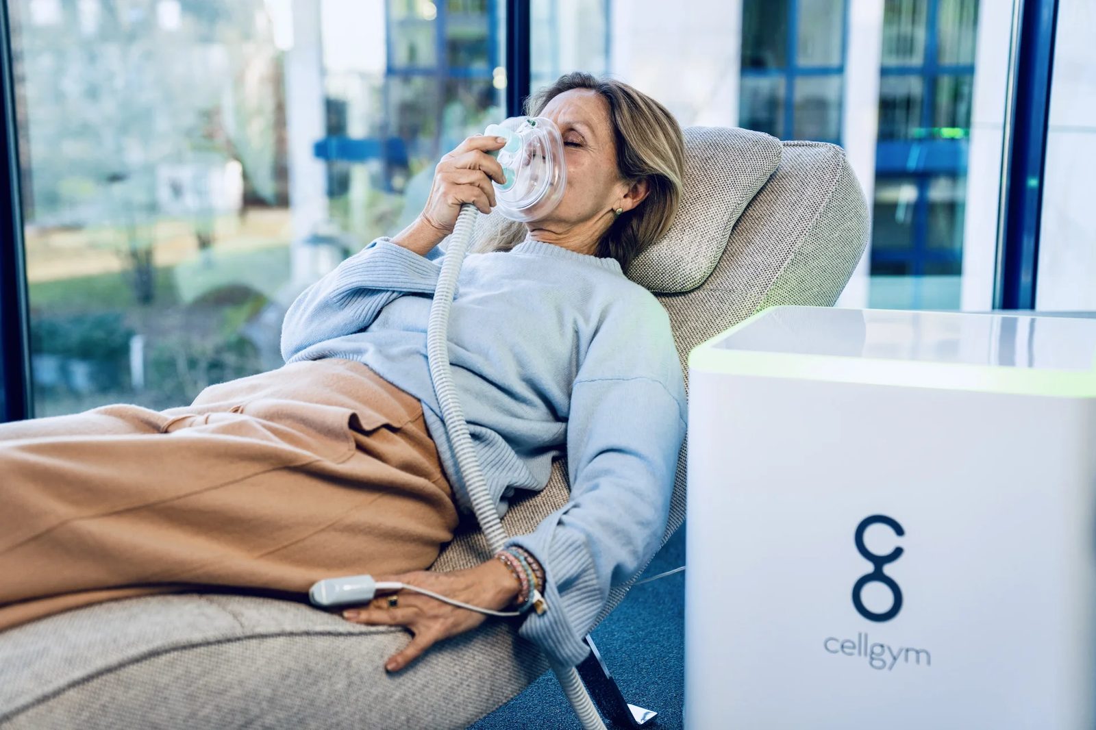CellGym IHHT: 40 Minuten liegend mit Atemmaske